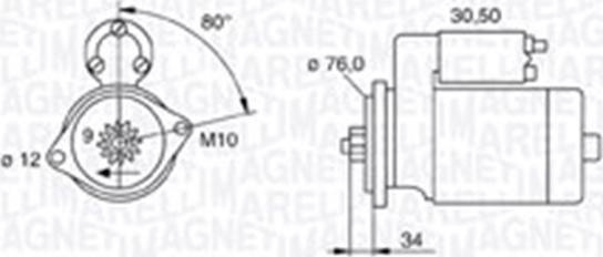 Magneti Marelli 063721321010 - Стартер autosila-amz.com