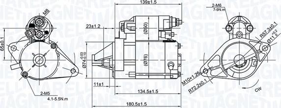 Magneti Marelli 063721299010 - Стартер autosila-amz.com