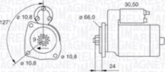 Magneti Marelli 063721242010 - Стартер autosila-amz.com