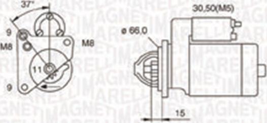 Magneti Marelli 063721260010 - Стартер autosila-amz.com