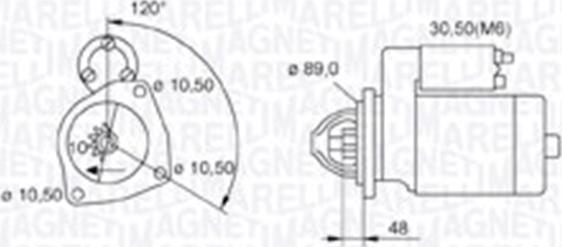 Magneti Marelli 063721268010 - Стартер autosila-amz.com