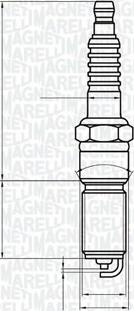 Magneti Marelli 062000787304 - Свеча зажигания autosila-amz.com