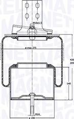 Magneti Marelli 030607020167 - Кожух пневматической рессоры autosila-amz.com