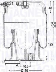 Magneti Marelli 030607020185 - Кожух пневматической рессоры autosila-amz.com