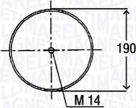 Magneti Marelli 030607020176 - Кожух пневматической рессоры autosila-amz.com