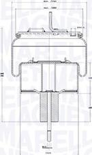 Magneti Marelli 030607020307 - Кожух пневматической рессоры autosila-amz.com