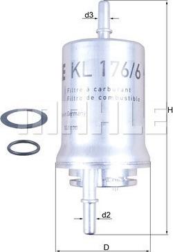 Magneti Marelli 154065361550 - Топливный фильтр autosila-amz.com