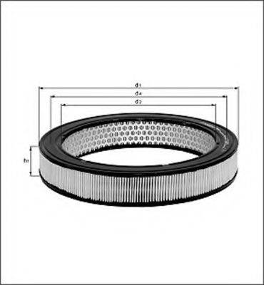 Magneti Marelli 154087496650 - Воздушный фильтр, двигатель autosila-amz.com