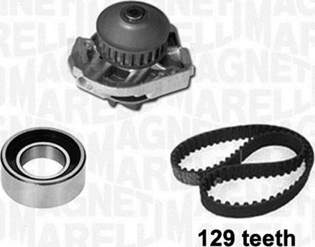 Magneti Marelli 341404820001 - Водяной насос + комплект зубчатого ремня ГРМ autosila-amz.com