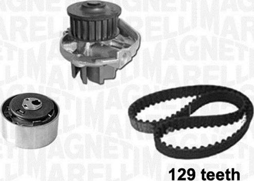 Magneti Marelli 341405810003 - Водяной насос + комплект зубчатого ремня ГРМ autosila-amz.com