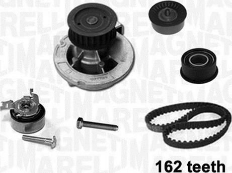 Magneti Marelli 341405720002 - Водяной насос + комплект зубчатого ремня ГРМ autosila-amz.com