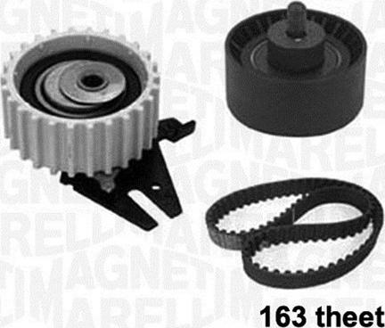 Magneti Marelli 341304830000 - Комплект зубчатого ремня ГРМ autosila-amz.com