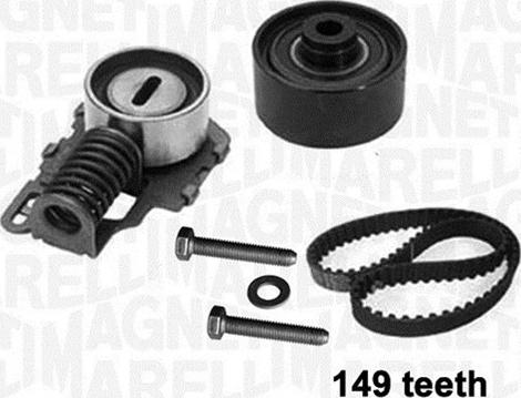 Magneti Marelli 341301980000 - Комплект зубчатого ремня ГРМ autosila-amz.com