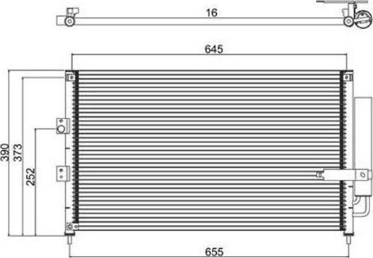 Magneti Marelli 359003220790 - Конденсатор кондиционера autosila-amz.com