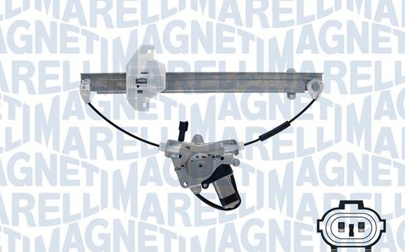 Magneti Marelli 350103170357 - Стеклоподъемник autosila-amz.com