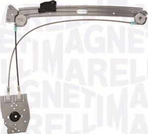 Magneti Marelli 350103170232 - стеклоподъемник задний правый! без электромотора\ BMW E39 5 99-04 autosila-amz.com