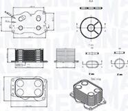 Magneti Marelli 350300000900 - Масляный радиатор, двигательное масло autosila-amz.com