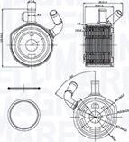 Magneti Marelli 350300002900 - Масляный радиатор, двигательное масло autosila-amz.com