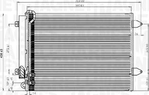 Magneti Marelli 350203919000 - Конденсатор кондиционера autosila-amz.com