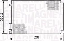 Magneti Marelli 350203497000 - Конденсатор кондиционера autosila-amz.com