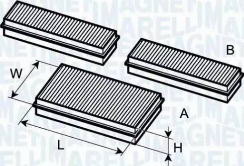 Magneti Marelli 350203061780 - Фильтр воздуха в салоне autosila-amz.com