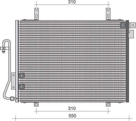 Magneti Marelli 350203399000 - Конденсатор кондиционера autosila-amz.com