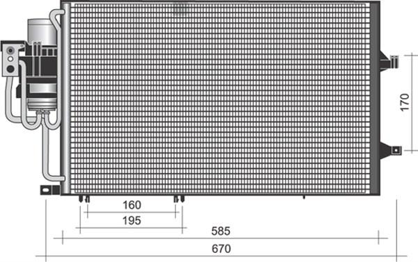Magneti Marelli 350203372000 - Конденсатор кондиционера autosila-amz.com