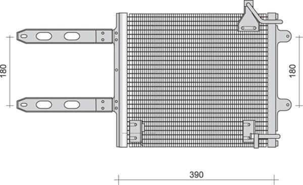 Magneti Marelli 350203291000 - Конденсатор кондиционера autosila-amz.com