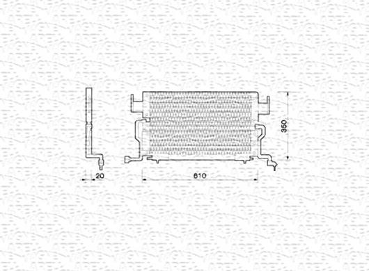 Magneti Marelli 350203204000 - Конденсатор кондиционера autosila-amz.com