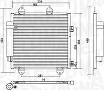 Magneti Marelli 350203753000 - Конденсатор кондиционера autosila-amz.com