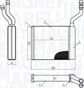 Magneti Marelli 350218425000 - BR425 Радиатор печки Ford Focus/C-Max/Mazda 3/5/Volvo S40 03- autosila-amz.com