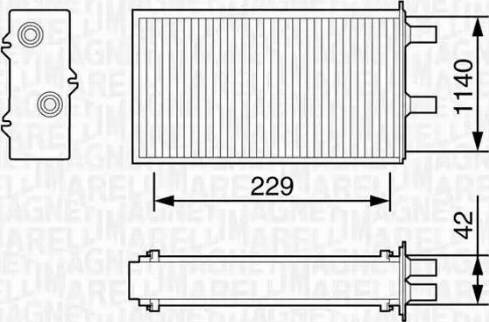 Magneti Marelli 350218055000 - Теплообменник, отопление салона autosila-amz.com