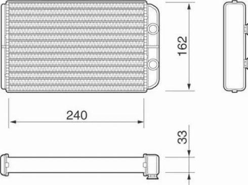 Magneti Marelli 350218064000 - Теплообменник, отопление салона autosila-amz.com