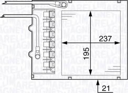 Magneti Marelli 350218333000 - Теплообменник, отопление салона autosila-amz.com