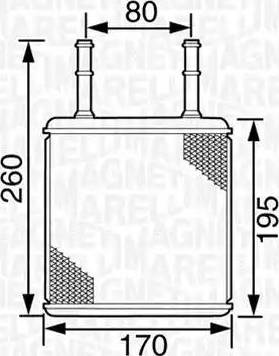 Magneti Marelli 350218248000 - Теплообменник, отопление салона autosila-amz.com