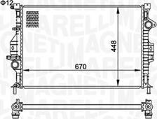 Magneti Marelli 350213158700 - Радиатор (670x454x16) FORD Galaxy 05/06->/Kuga 2,0 TDCI 03/08->/Mondeo IV 03/07->/S-Max 05/06->.LAND autosila-amz.com