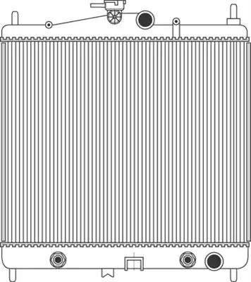 Magneti Marelli 350213111900 - Радиатор, охлаждение двигателя autosila-amz.com