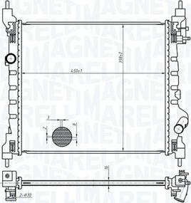 Magneti Marelli 350213178800 - Радиатор, охлаждение двигателя autosila-amz.com