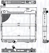 Magneti Marelli 350213213500 - Радиатор, охлаждение двигателя autosila-amz.com