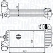 Magneti Marelli 351319205440 - Интеркулер, теплообменник турбины autosila-amz.com