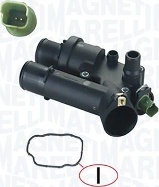 Magneti Marelli 352317001690 - Термостат охлаждающей жидкости / корпус autosila-amz.com