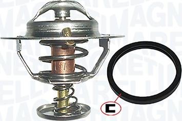 Magneti Marelli 352317001140 - Термостат охлаждающей жидкости / корпус autosila-amz.com