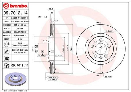 Magneti Marelli 360406049500 - Тормозной диск autosila-amz.com