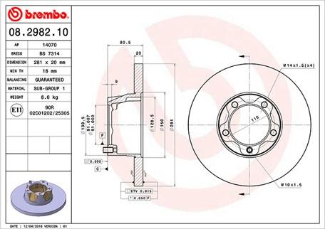 Magneti Marelli 360406048000 - Тормозной диск autosila-amz.com