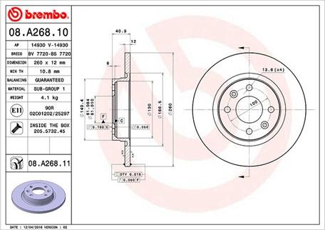 Magneti Marelli 360406061300 - Тормозной диск autosila-amz.com