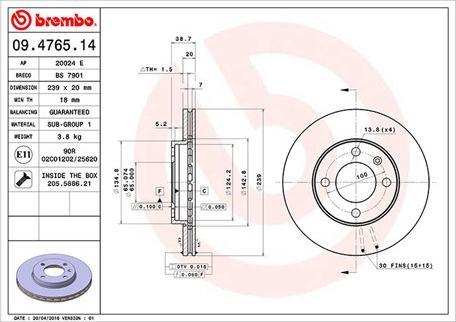 Magneti Marelli 360406000900 - Тормозной диск autosila-amz.com