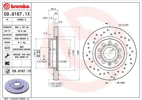 Magneti Marelli 360406002002 - Тормозной диск autosila-amz.com