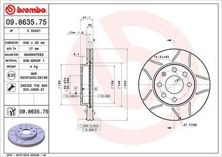 Magneti Marelli 360406039305 - Тормозной диск autosila-amz.com