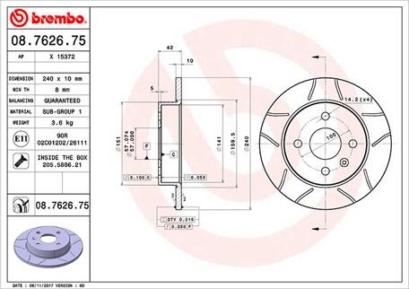 Magneti Marelli 360406038905 - Тормозной диск autosila-amz.com