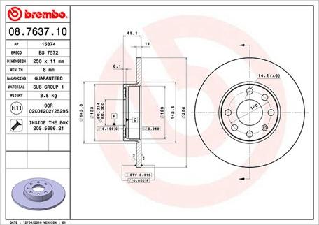 Magneti Marelli 360406038600 - Тормозной диск autosila-amz.com